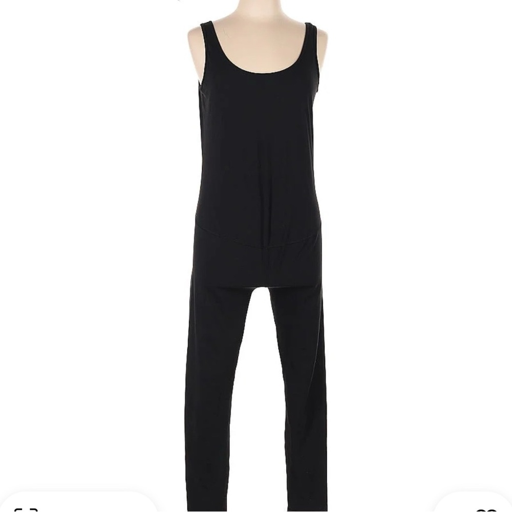 Black Sleeveless Jumpsuit